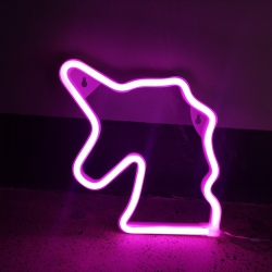 OLLNY DECOR 1-PCs Led Neon Light Artistic Wall Decoration Neon Light for Holiday Birthday Party Festival Room Decoration Lights