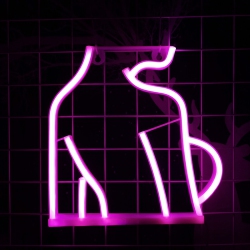 OLLNY DECOR 1-PCs Sexy Lady Body Neon Sign, USB/battery Powered Led Wall Decor for Bedroom, Man Cave, Bar, Party In Pink