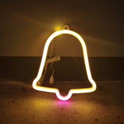 OLLNY DECOR 1-PCs Christmas Neon Sign, Battery/USB Powered Led Neon Lights, Xmas Wall Décor for Bedroom, Kids' Room, Home Decoration, Christmas