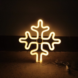 OLLNY DECOR 1-PCs Christmas Neon Sign, Battery/USB Powered Led Neon Lights, Xmas Wall Décor for Bedroom, Kids' Room, Home Decoration, Christmas