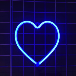 OLLNY DECOR Led Neon Sign Night Light, Battery And USB Powered Signs Neon Lamp Decorative Neon Sign Wall Lamp