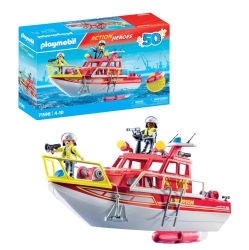 PLAYMOBIL Fire Rescue Boat