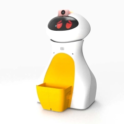 TTS Oti-Bot Coding Robot \w 1 Basket Tummy Bundle, Learning Robot Programming Robotics, Steam Robotics Programmable Rechargeable App Control Robot