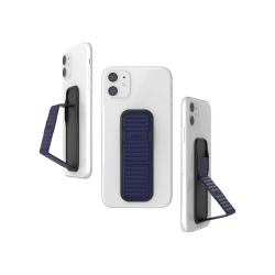 CLCKR Stand & Grip Pebbled Line Phone Grip | Color: In Navy