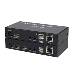 CTVISION HDMI USB 50M Kvm Extender Via Single Ethernet Cat5E/6 Cable for Cctv Computer PC Laptop Home Business Use