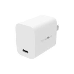 PURE GEAR Light Speed USB-C 20W Wall Charger | Color: In White