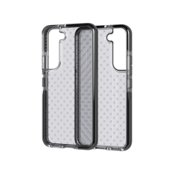 TECH21 Evo Check Protective Phone Case for Samsung Galaxy S22 Plus | Color: Smokey In Black