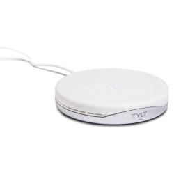TYLT Crest Convertible Pad + Stand | Fastest Wireless Charger | Converts From Pad to Stand - Color: In White