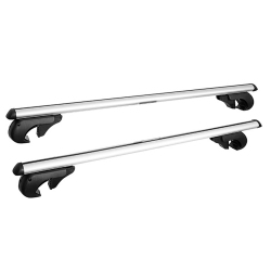 STANZ (Tm) Roof Rack Crossbars 54 In Aero Aluminum Cross Bars Raised Side Rail Gap Needed - Mounts to The Rooftop Of Your Car Or Suv