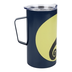 BIOWORLD The Nightmare Before Christmas Jack & Sally Landscape 24OZ Stainless Steel Mug