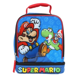 BIOWORLD Super Mario Bros. Characters Insulated Lunch Bag