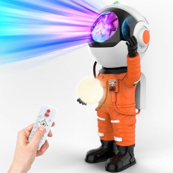 SUMKEA Astronaut Galaxy Projector, Nebulae Light In Orange