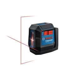 BOSCH Gll50-20 Cross Line Laser, Self Leveling, 50Ft Range And Magnetic Laser Mount