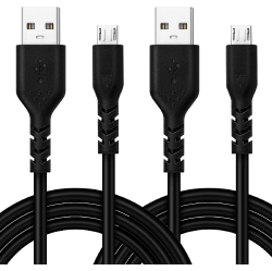 ISEEKERKIT Ps4 Ro USB Charging Cable, [15Ft 2Pack] Extra Long Fast Charging Cord, High Speed Android Charger Cable
