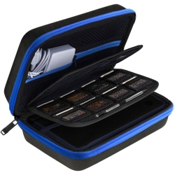 AUSTOR Carrying Case for New 3Ds Xl In Black/blue
