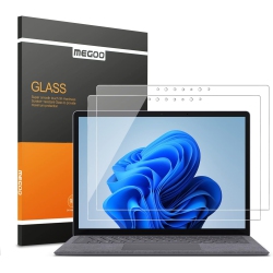 MEGOO Tempered Gl Screen Protector for Rosoft Surface Laptop 6 (2024) /5/4/3(15 Inch), Easy Installation, Scratch