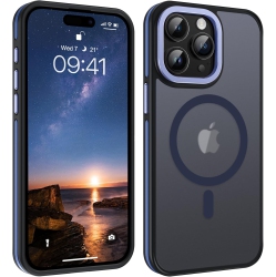 YINLAI Magnetic for Iphone 15 Pro Max Case, Phone Case Iphone 15 Pro Max [Compatible With Magsafe] Translucent Matte