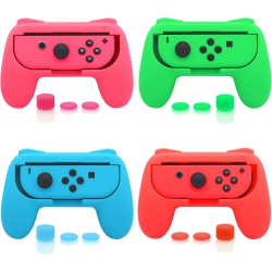 FASTSNAIL 4 Pack Grips Kit Compatible With Nintendo Switch/switch O Animal Crossing for Joy-Con, Wear-Resistant Grip