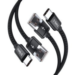 BASESAILOR USB Type C Charger Cable 1Ft 2 Pack, Charging Cord for Kindle Fire HD 10 9Th 2019, 8 10Th 2020, Paperwhite 2021