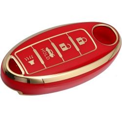 HIHAHA Car Smart Key Fob Case Cover for Nissan Altima 2019-2021 / Key Fob Shell Protector Keyless / Durable / Silicone