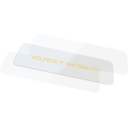 WOLFBOX 12Inch Pet Anti-Glare Film for Rear View Mirror Camera, Interior Rearview Mirror Anti Glare Membrane