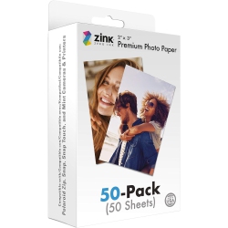 ZINK 2"x3" Premium Instant Photo Paper (50 Pack) Compatible With Polaroid Snap, Snap Touch, Zip And Cameras In Mint