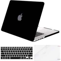 MOSISO Hard Shell Case & Keyboard Cover & Screen Protector Only Compatible With Macbook Pro Retina 15 Inch