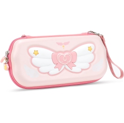 GEEKSHARE Switch Carrying Case for Nintendo Switch/o, Portable Switch Case, Hardshell Slim Travel Carrying Case Fit