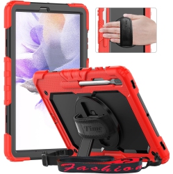 TIMECITY Case for Samsung Galaxy Tab S8 Plus 2022 /tab S7 Fe Case 12.4" 2021 (Sm-X800/x806, Sm-T730/t733), Full-Body