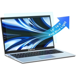 ZOEGAA 14 Inch Anti Light Screen Protector Compatible With Laptop-16:9 Aspect Ratio, 14" Laptop Glare Filter In Blue