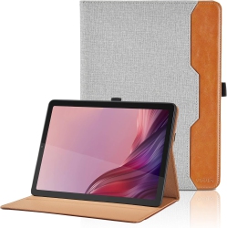 ODUIO Case for Lenovo Tab M9 9.0 Inch (Tb-310Fu, 2023 Released) - [Hand Strap] Multi-Angle Viewing Stand Pu Leather Tablet
