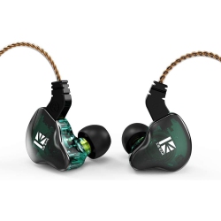 H HIFIHEAR Kbear Ks2 In Ear Monitors, 1Ba 1Dd Stereo In Ear Headphones, Iem Hifi Over Ear Earbud Noise