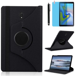 R.SHENGTE Case for Samsung Galaxy Tab A A2 10.5 Inch 2018 (Sm-T590 T595 T597), 360 Degree Rotating Stand Case Smart Protective