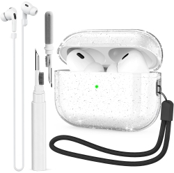BEAUDOM Clear Case for Airpods Pro 2Nd Generation Case Cover Airpods Pro 2 Case With Magnetic Anti-Lost Strap