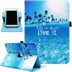 DLUGGS Universal 10 10.1 Inch Android Tablet Case, 360 Degree Rotating Case for Fire HD 10 / Ipad 10.2 / Galaxy