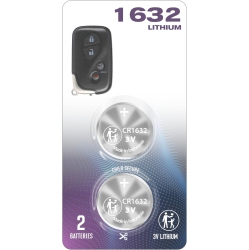 REMOTEOVERSTOCK (2 Pack) Cr1632 1632 Remote Key Fob Y Replacement for Lexus (Fits 2006-2015) Case Rx Es350 Gs300 Gs350 Gs430