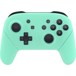 EXTREMERATE Mint Faceplate Backplate Handles for Nintendo Switch Pro Controller, Diy Replacement Hand Grip In Green