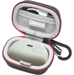 RLSOCO Hard Case for Sony Wf-1000Xm5 The Best Truly Bluetooth Noise Canceling Earbuds Headphones (Black)