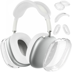 AIAABQ for Airpods Max Case Cover, Anti-Scratch Ear Pad Case Cover/ear Cups Cover/head Cover for Airpods Max. Clear