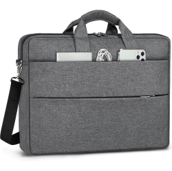 RAINSMORE Laptop Bag 15.6 Inch Slim Briefcase Waterproof Laptop Case for Men Women Lightweight Computer Bag for Travel Business