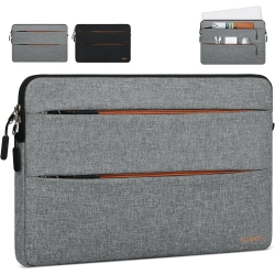 RAINSMORE Laptop Case 15-15.6 Inch Laptop Sleeve 360°Protective Laptop Sleeve Case Waterproof Computer Notebook Bag Compatible