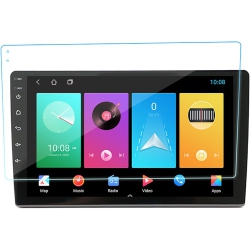 QIILU Navigation Touch Screen Protector Filmsanti Fingerprint Central Control Navigation Tempered Film With Kit