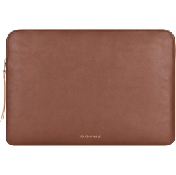 COMFYABLE Slim Protective Laptop Sleeve 13-13.3 Inch Compatible With 13 Inch Macbook Pro & Macbook Air, Pu Leather Bag