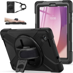 ZENRICH Ged Case for Lenovo Tab M8 (4Th Gen) (Tb-300Fu) 2023 Released With Kickstand Hand Strap Pencil Holder &