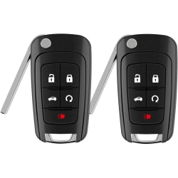IKEYOPTION Key Fob Fits for 2010-2017 Buick Allure Encore Lacrosse Regal Verano/chevy Camaro Cruze Equinox Impala Malibu Sonic/gmc
