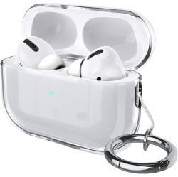USTIYA Case for Airpods Pro 2Nd Gen 2022 / Airpods Pro 2 2023 USB-C Clear Protective Cover Transparent Key Chain Strap