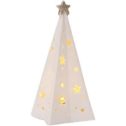 OLLNY DECOR 1-PCs Ceramic Houses And Villages Christmas Decorations Lndoor Christmas Village Houses Ceramic Houses And Villages, Ceramic Christmas