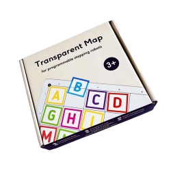 PRIMO TOYS Primo Transparent Mat 6X6 for Cubetto Coding Robot, Stem Educational Activity Playmats for Programmable Stepping Robots