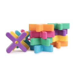 TTS Glow Crosses Small 12PCs Rechargeable Versatile, Perfect for Class Teaching, Leaning Suitable for Classroom Office Glow In The Dark Decoration