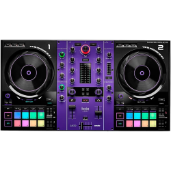 HERCULES Djcontrol Inpulse 500 Edition 2-Deck USB Dj Controller With Serato Dj/djuced In Purple